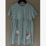 Next Bunny Blue Jersey Summer Dress - Image 2