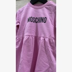 Moschino Girls’ Pink Logo Casual Dress - Image 3