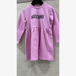 Moschino Girls’ Pink Logo Casual Dress - Image 5