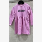 Moschino Girls’ Pink Logo Casual Dress - Image 2