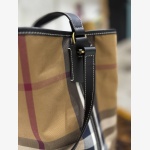 BURBERRY ASHBY CANVAS CHECK BUCKET BAG - Image 2