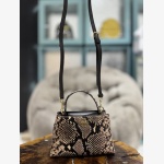BRITTEN SNAKE EMBOSSED MINI SATCHEL BAG - Image 6
