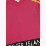 Girls Pink Logo Stripe - Image 4