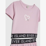 Girls Pink Graffiti Top & Trousers Set - Image 3