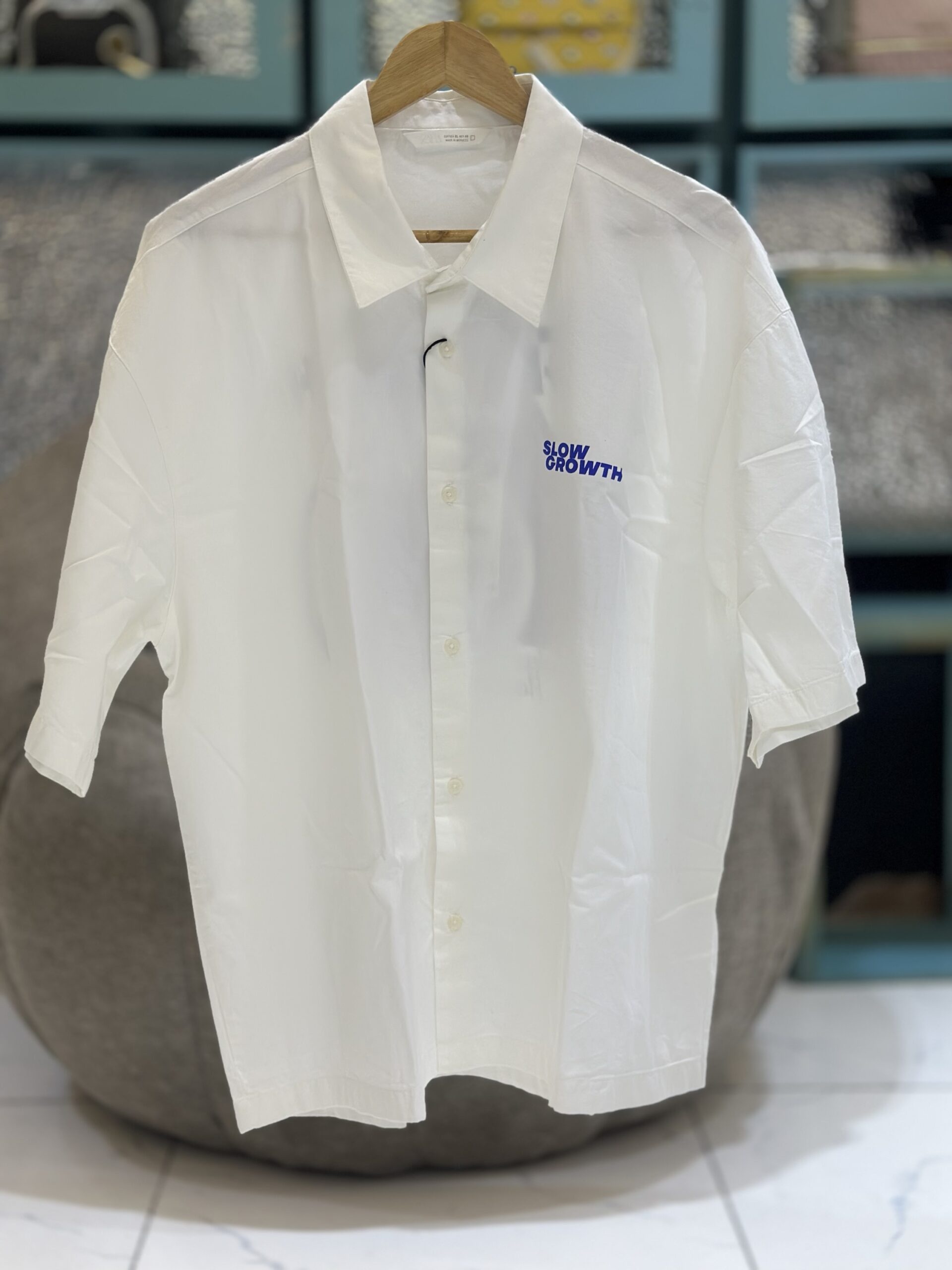 img_9410 WASHED GRAPHIC PRINT SHIRT - Image 1