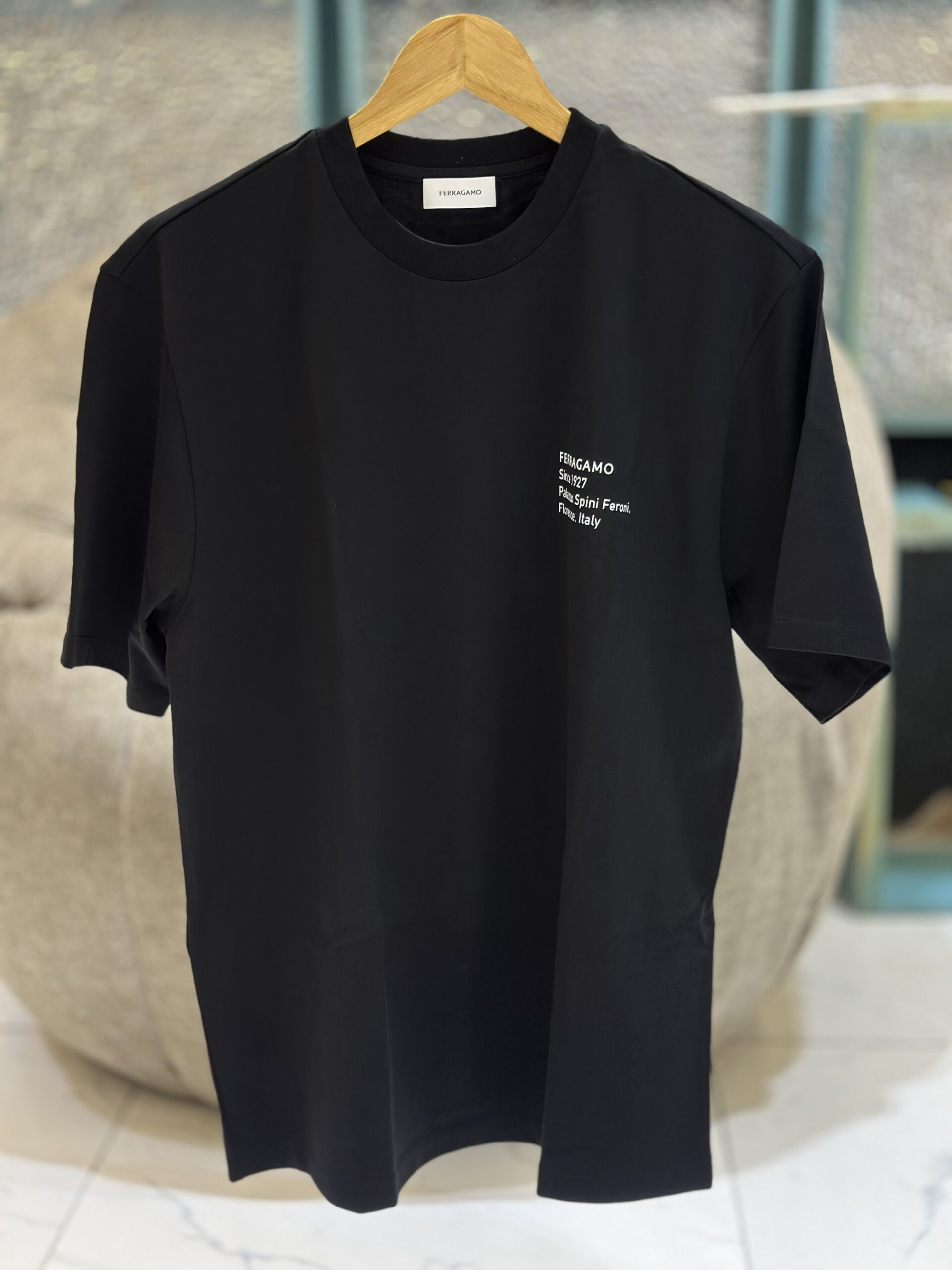 img_9453-4 FERRAGAMO LOGO HERITAGE PRINT T-SHIRT - Image 1