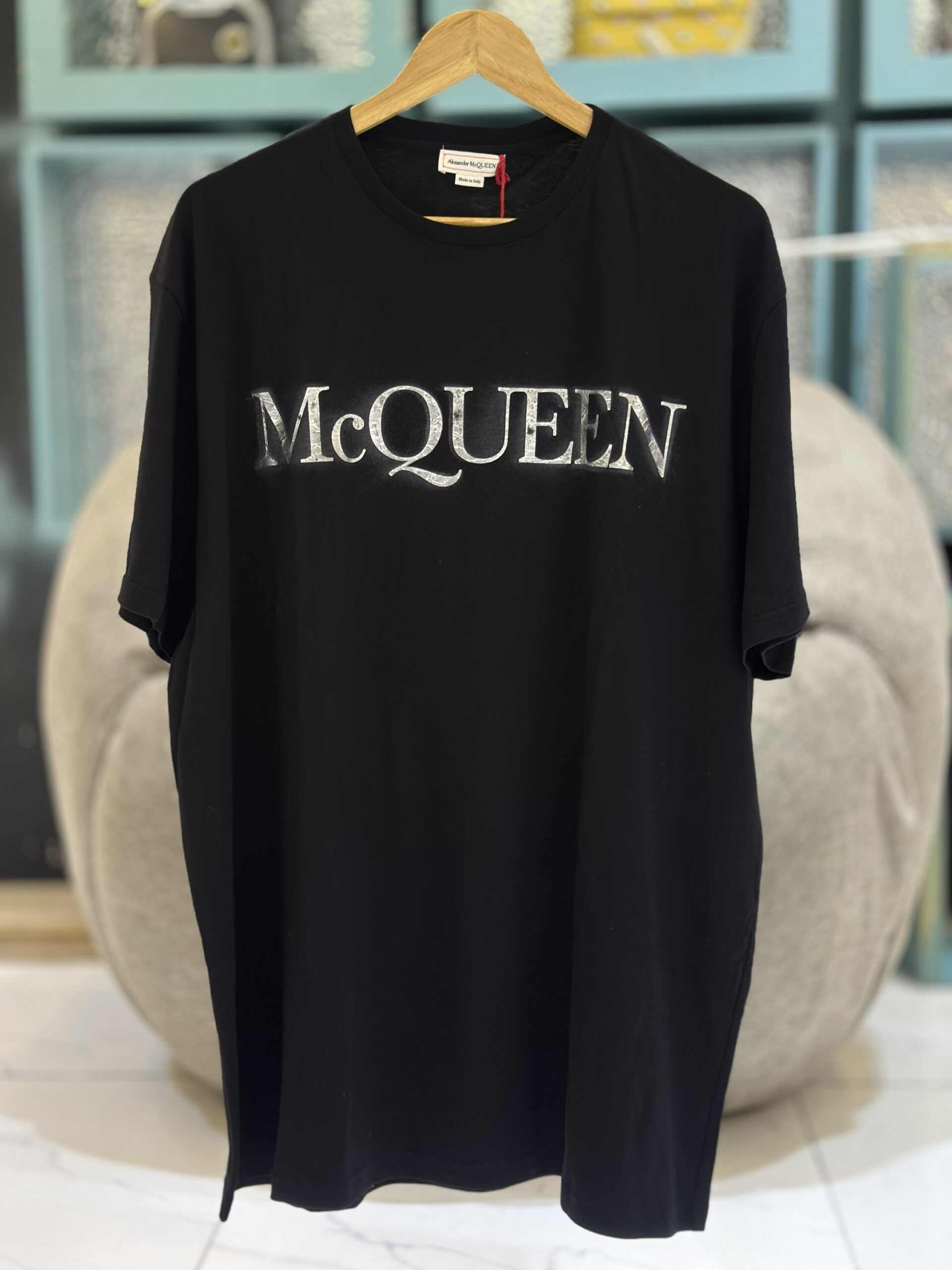 img_9456 ALEXANDER MCQUEEN LOGO PRINT T-SHIRT - Image 1