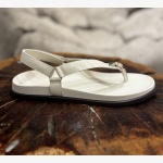 ELVIA BONE LEATHER THONG SANDAL - Image 8
