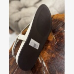 ELVIA BONE LEATHER THONG SANDAL - Image 10