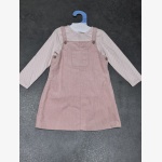 Dress and Striped Top Set