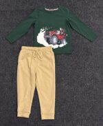Toddler Boy 2-Piece Holiday Monster Truck Sweatshirt & Jogger Pant Set