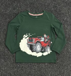 Toddler Boy 2-Piece Holiday Monster Truck Sweatshirt & Jogger Pant Set - Image 2