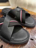 CRISS CROSS LEATHER SANDALS - Image 4