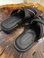 CRISS CROSS LEATHER SANDALS - Image 5