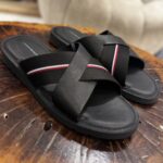 CRISS CROSS LEATHER SANDALS