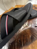 CRISS CROSS LEATHER SANDALS - Image 3