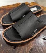 LEATHER SLIDE SANDALS - Image 4
