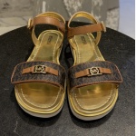 Michael Kors Kids "Brandy Kieran" Open-Toe Flat Sandals