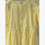girls' yellow floral-sleeve dress. - Image 4