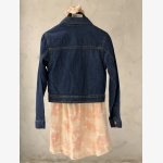 3-Piece Denim Jacket and Print Dress Set - Image 2