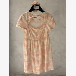 3-Piece Denim Jacket and Print Dress Set - Image 4