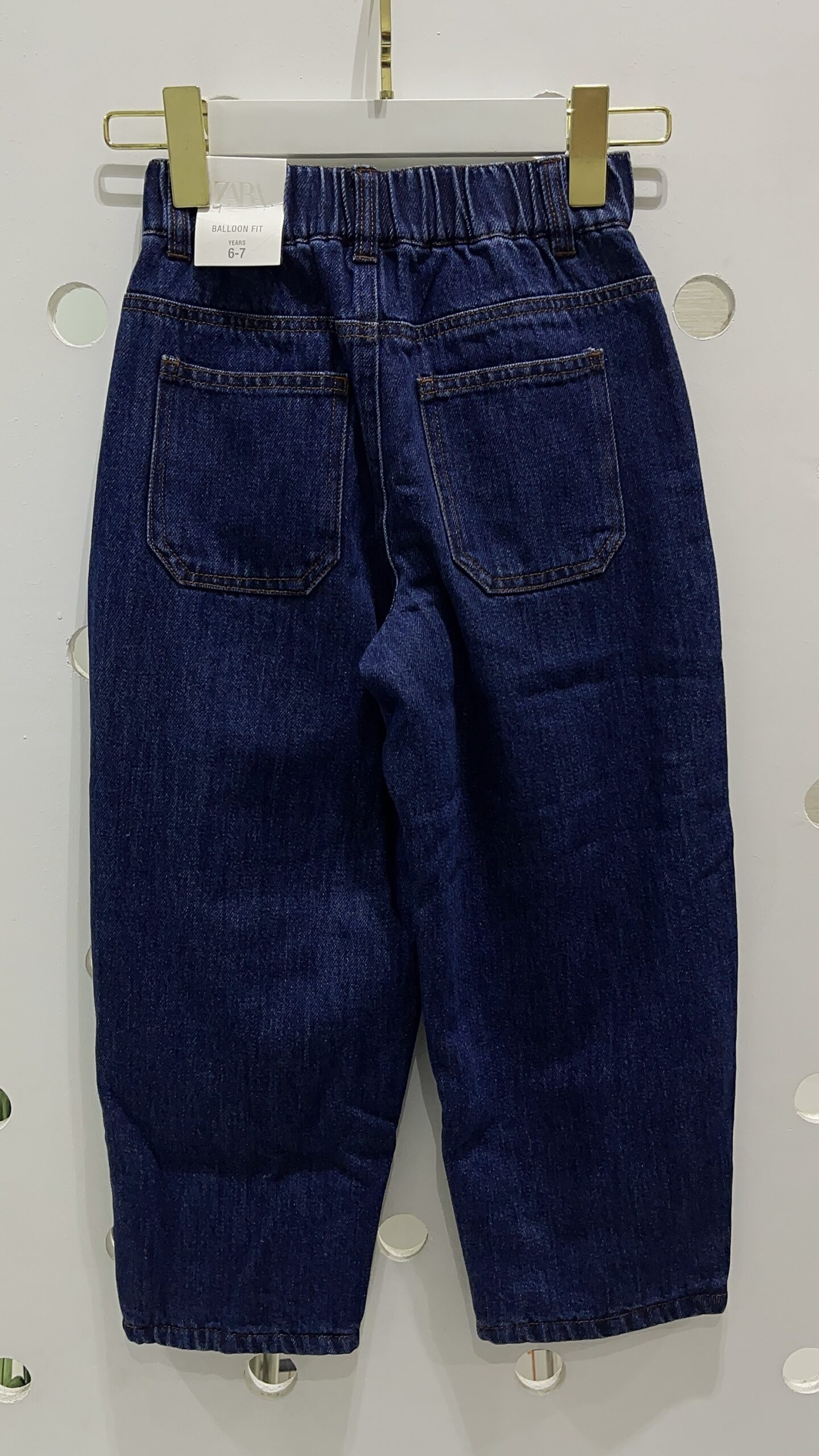 img_6282 Zara: Kids’ Balloon Fit Denim Jeans - Image 1