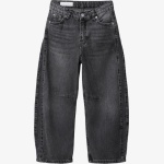 Zara: Barrel Fit  Dark Grey Denim Jeans