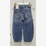Zara: Kids Ripped Barrel-Leg Jeans – Medium Blue Wash - Image 4