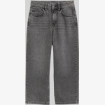 Zara: Kids Washed Dark  Grey Relaxed Baggy Jeans