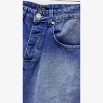 boohooMAN: Extreme Rigid Zip-Off Leg Cross Embroidery Baggy Jeans - Image 5