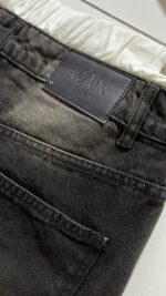 boohooMAN: Baggy Rigid Ripped Jeans with Boxer Waistband - Image 4