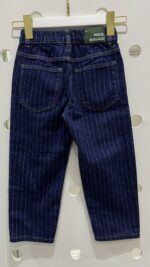 Zara: Kids Striped Balloon Fit Jeans - Image 2