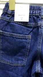 Zara: Kids Deep Indigo Blue Baggy Fit Jeans - Image 5